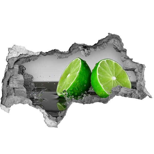 Hole wall sticker Lime