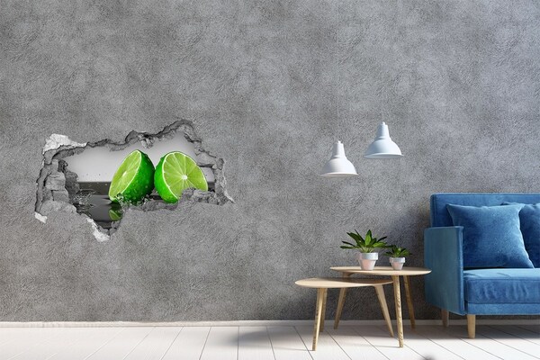 Hole wall sticker Lime