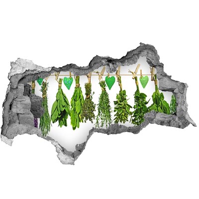 Hole in the wall sticker Hole in the Wall Herb Garden