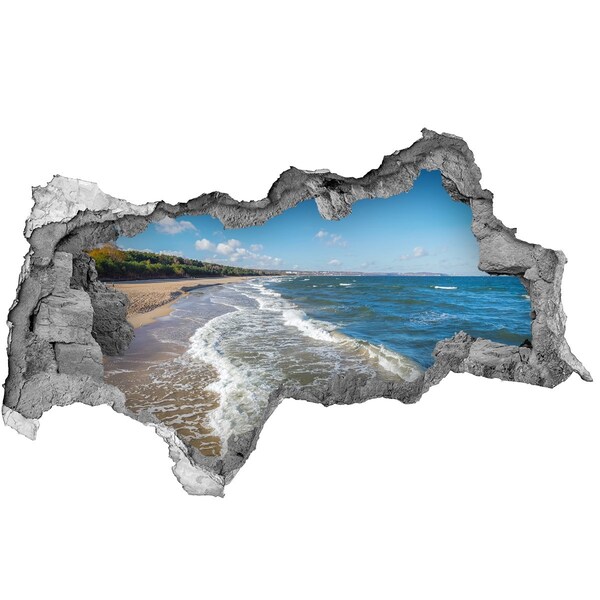 Hole in the wall sticker Sea view