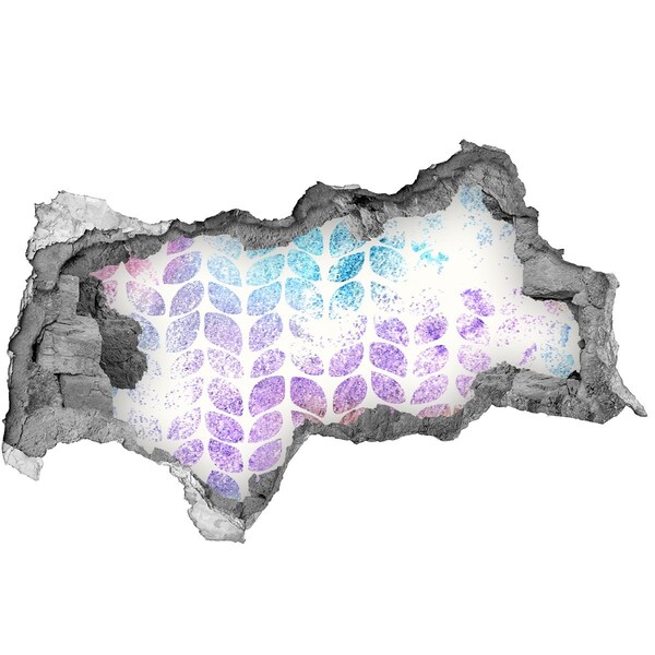 Hole in the wall sticker Hole in the Wall Floral Patterns