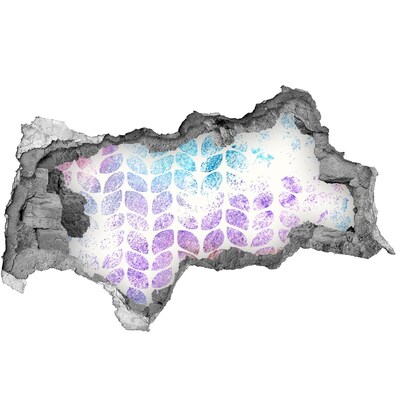 Hole in the wall sticker Hole in the Wall Floral Patterns