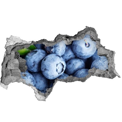 Hole in the wall sticker Berries in a concrete hole