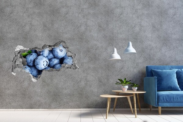 Hole in the wall sticker Berries