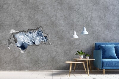 Hole wall sticker Dandelion seeds