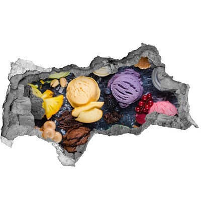 Hole in the wall sticker Ice madness