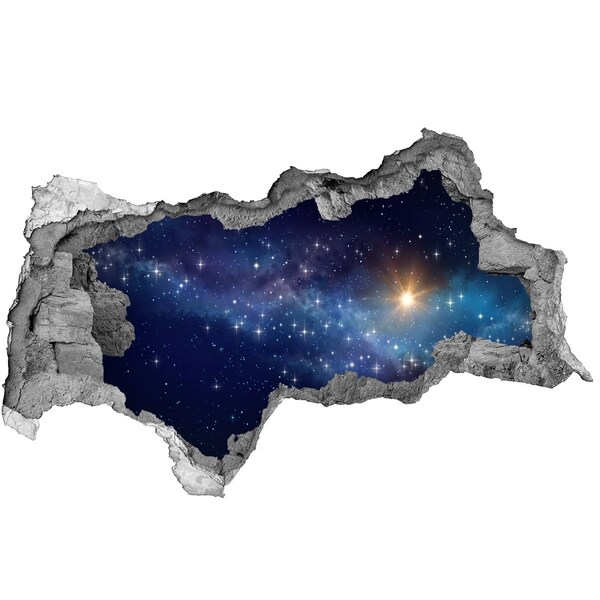 Hole in the wall sticker Cosmic Space
