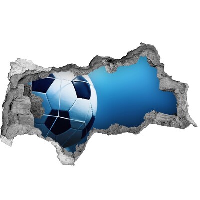 Hole wall sticker Ball in the goal