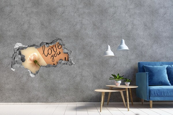 Hole in the wall sticker Mother's Day