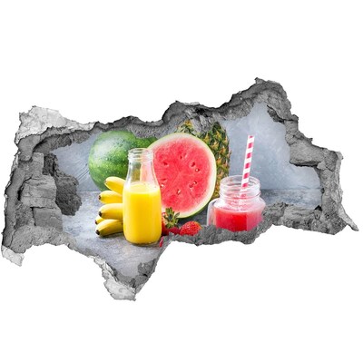Hole in the wall sticker Fruity cocktail paradise