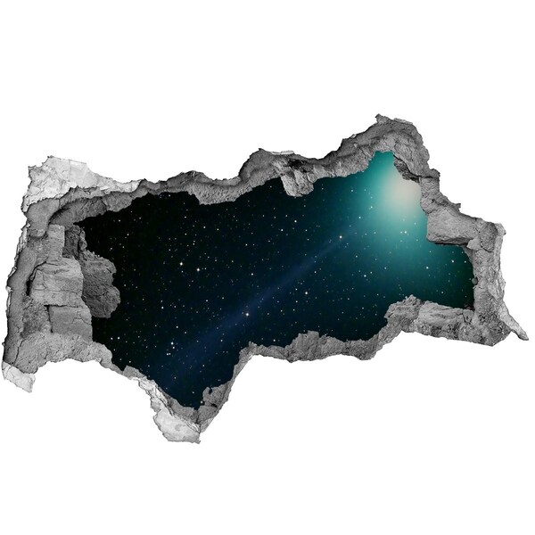 Hole wall sticker Galaxy