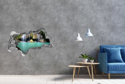 Hole wall sticker Waterfall