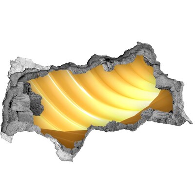 Hole in the wall sticker Golden dune in the desert