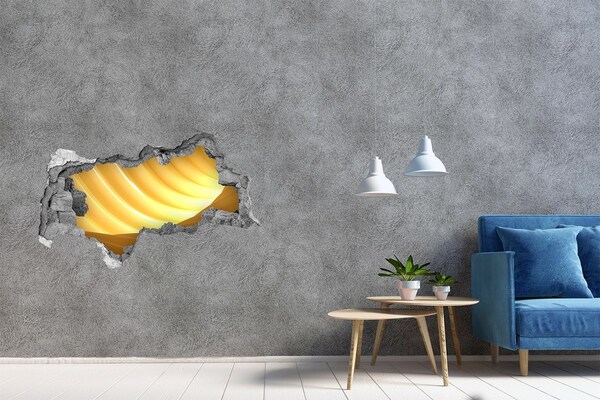 Hole in the wall sticker Golden dune in the desert