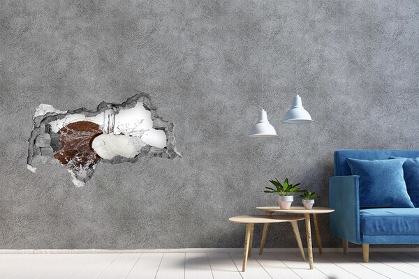 Hole in the wall sticker Coconut