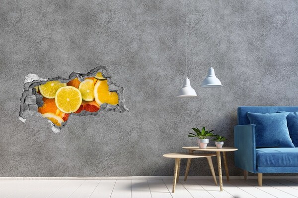 Hole wall sticker A fruity hole-in-the-wall paradise