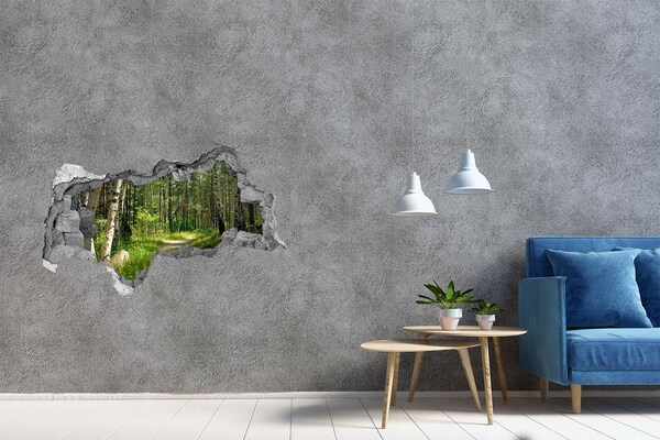 Hole in the wall decal Hole in the Wall Forest Path
