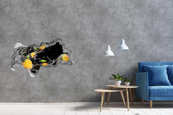 Hole in the wall decal Fruit Waterfall in a Hole in the Wall