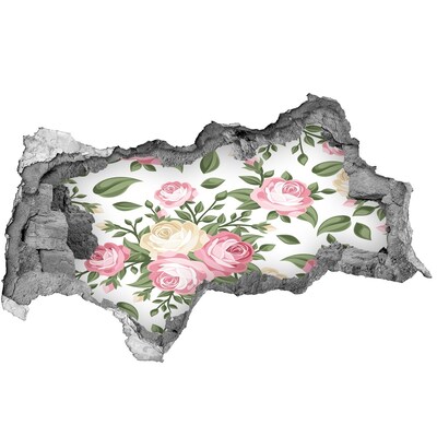 Hole in the wall sticker Hole in the Wall Flower Garden