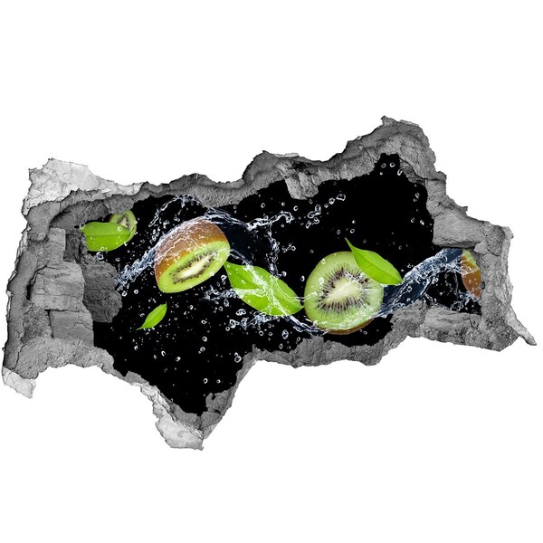 Hole in the wall sticker Kiwi Fruit Waterfall