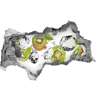 Hole in the wall sticker Fruit paradise with ice