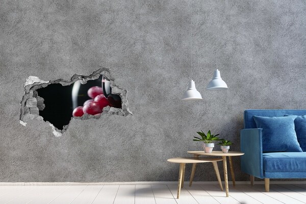 Hole in the wall decal Grapes in a Hole in the Wall