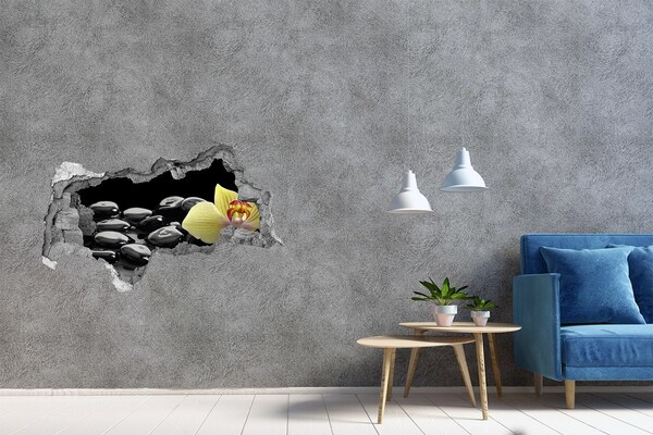 Hole in the wall decal Relax at the spa