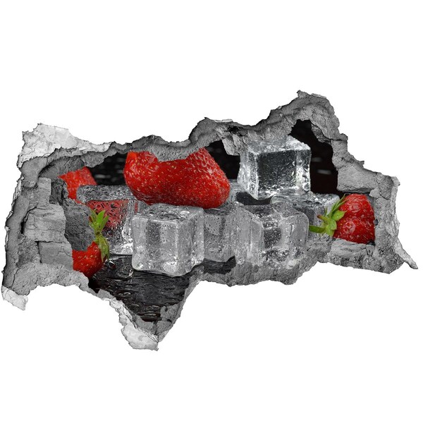 Hole wall sticker Fruity coolness in a summer style