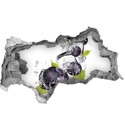 Hole in the wall sticker Fruity Ice Waterfall