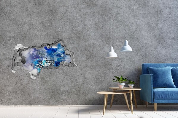 Hole in the wall decal The underwater world in the hole
