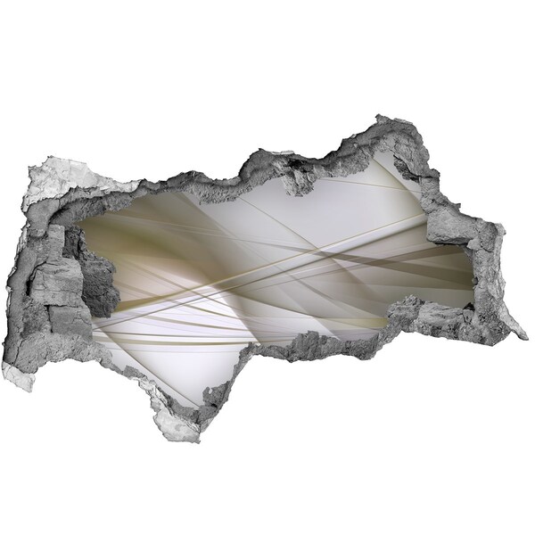 Hole in the wall sticker Modern space in concrete