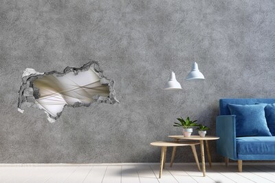 Hole in the wall sticker Modern space in concrete