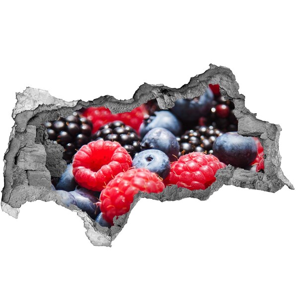 Hole wall sticker Fruit explosion