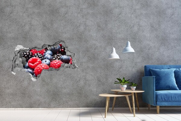Hole wall sticker Fruit explosion