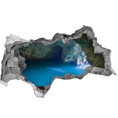 Hole wall sticker Bay in the cave