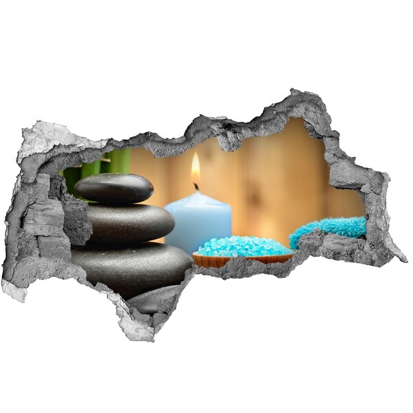 Hole in the wall decal Relaxing spa corner