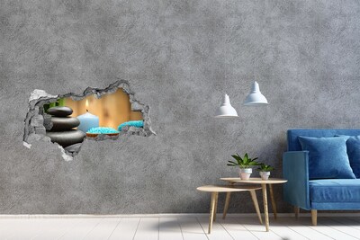 Hole in the wall decal Relaxing spa corner