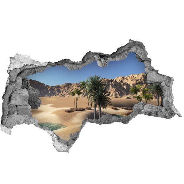 Hole in the wall sticker An oasis in the desert