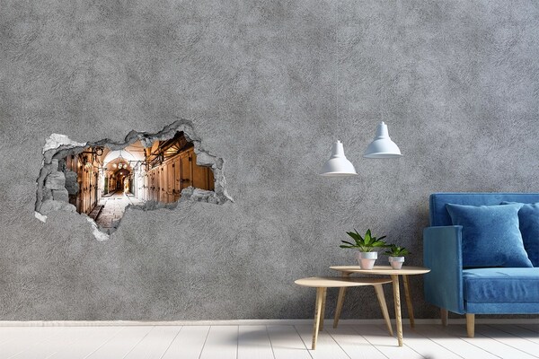 Hole in the wall sticker The charm of the old bazaar