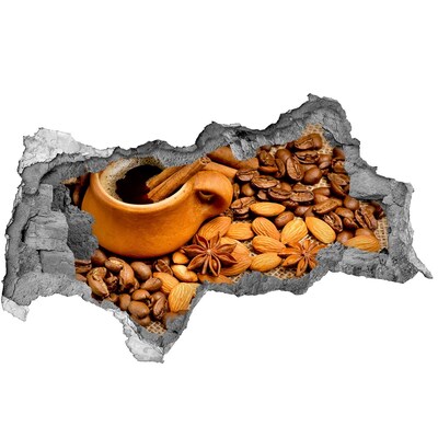 Hole in the wall sticker A coffee feast at a hole in the wall