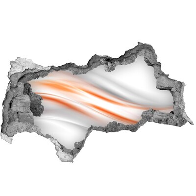 Hole wall sticker Futuristic landscape