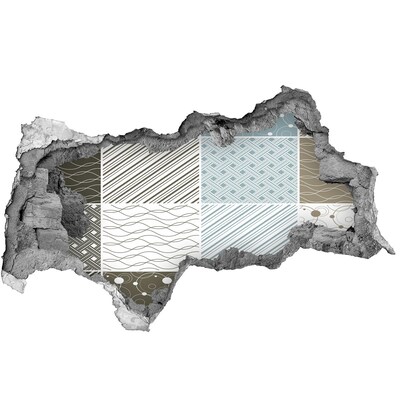 Hole wall sticker Patterns on the wall