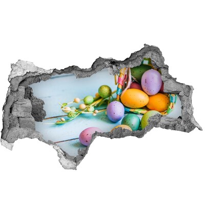 Hole wall sticker Easter Eggs in the Hole