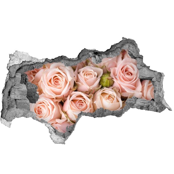 Hole in the wall decal Roses in a Hole in the Wall
