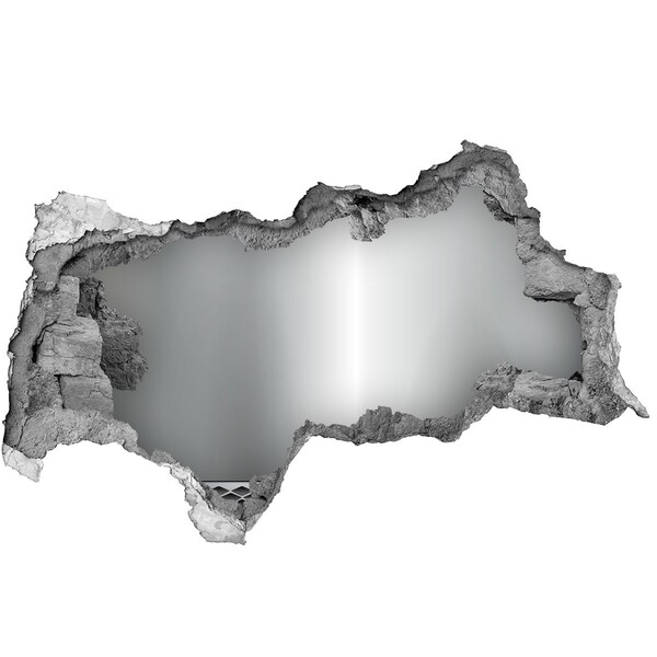 Hole in the wall sticker Broken mirror wall