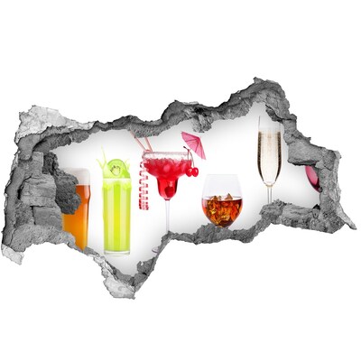 Hole in the wall sticker Beach bar