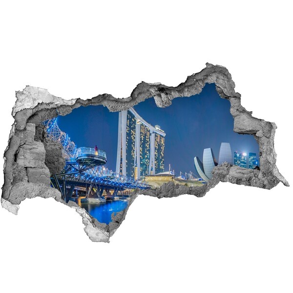 Hole wall sticker Modern architecture in Singapore
