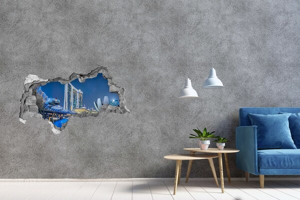 Hole wall sticker Modern architecture in Singapore