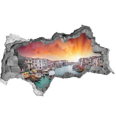 Hole in the wall sticker Venice at sunrise