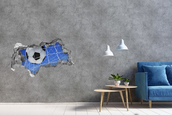 Hole in the wall sticker A goal in football